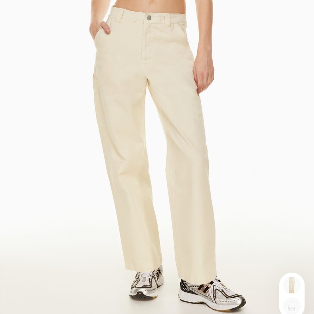 Aritzia TNA Greenwich cargo Pant, Birch, Size 6
